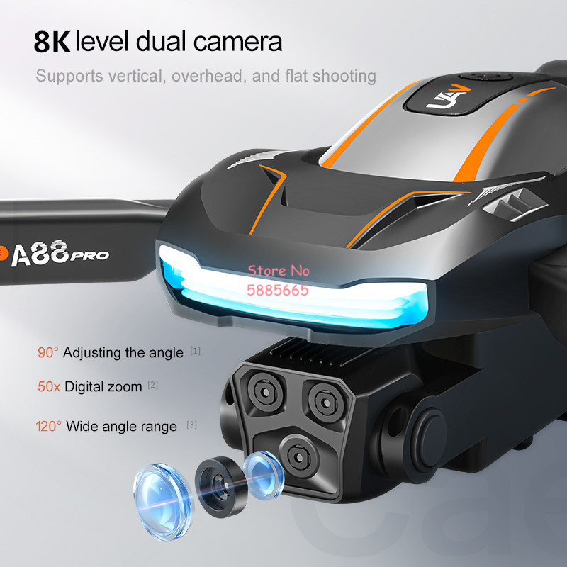 8K Aerial Photography Optical  - Rc Helicopter Electric recension och pris
