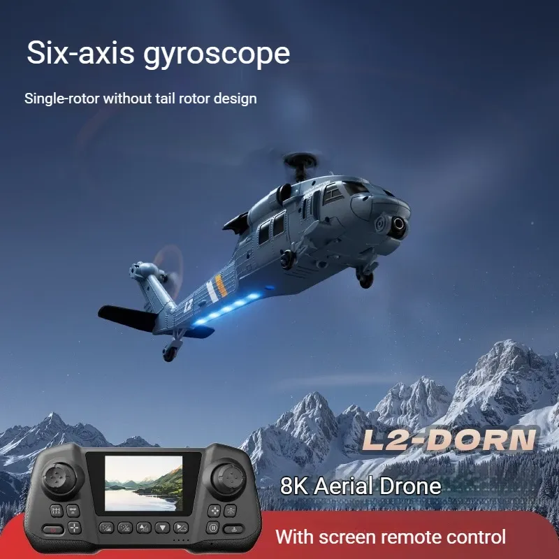 L2-DORN RC Apache Helicopter 8 - Rc Helicopter Single Rotor recension och pris