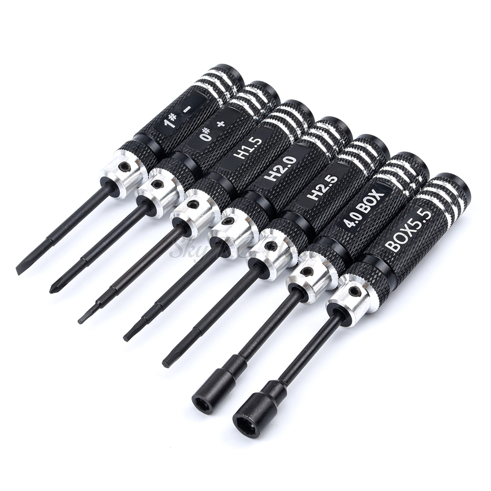 7PCS/Set 0/1/1.5/2/2.5/4/5.5mm - Rc Helicopter Tool Kit recension och pris