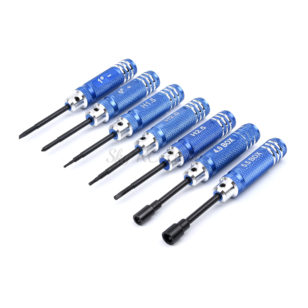 7PCS/Set 0/1/1.5/2/2.5/4/5.5mm - Rc Helicopter Tool Kit recension och pris