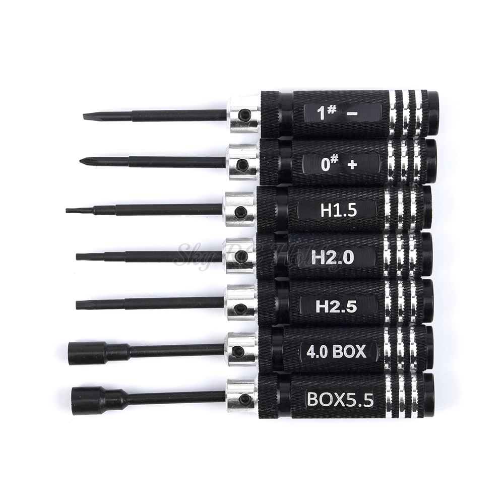 7PCS/Set 0/1/1.5/2/2.5/4/5.5mm - Rc Helicopter Tool Kit recension och pris