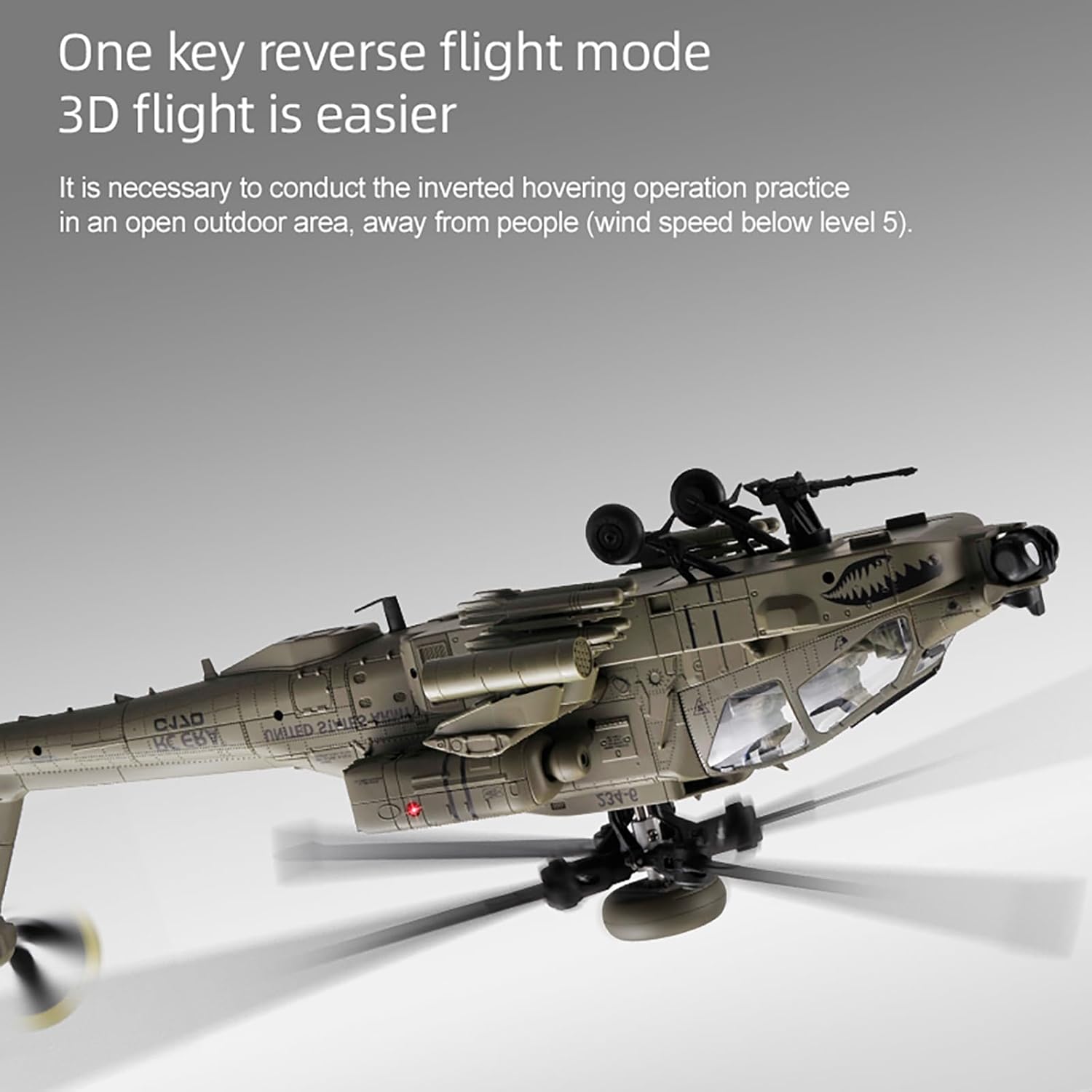 310MM 6CH C170 AH-64D Remote C - Rc Helicopter Large recension och pris