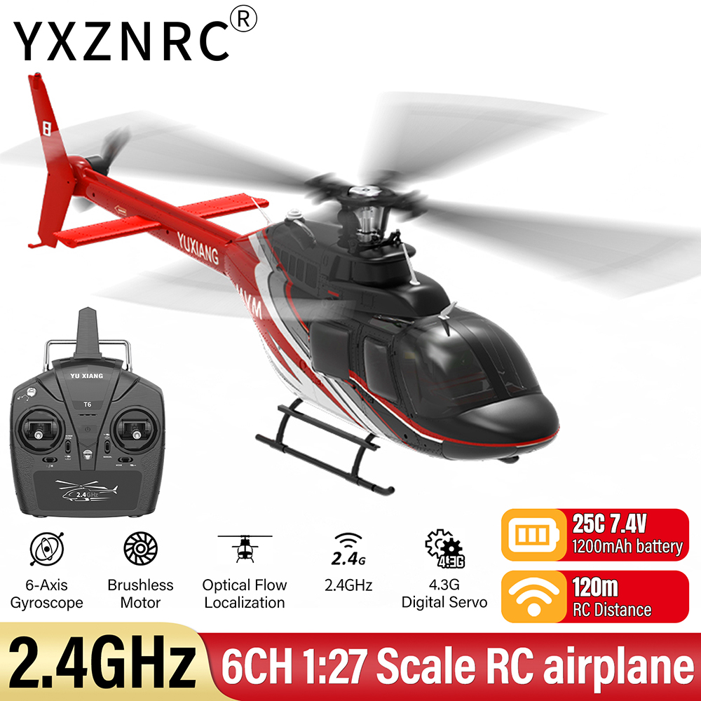 YU XIANG RC Airplane 2.4G 6CH  - Rc Helicopter Gyro recension och pris
