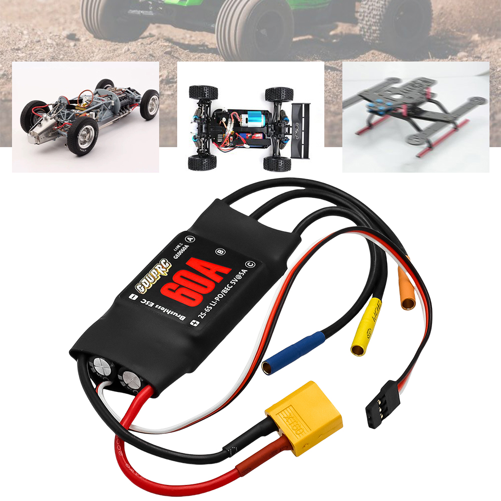 60A Brushless ESC 2-6S Electri - Rc Helicopter Electric recension och pris