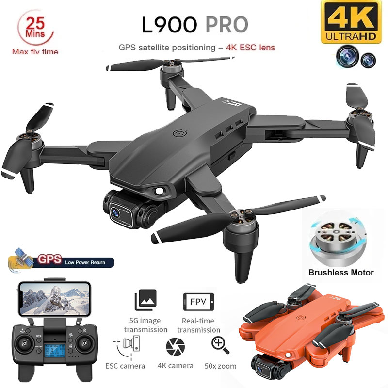 L900 Pro GPS Drone 4K Professi - Rc Helicopter Electric recension och pris