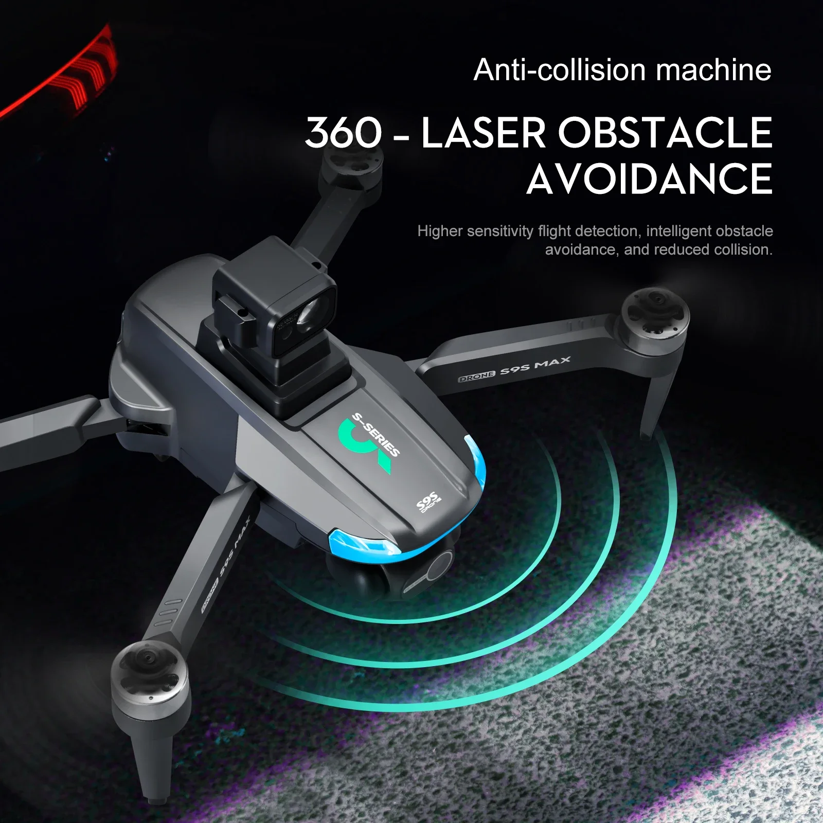 NEW S9S MAX MINI Drone 4K 2-Ax - Rc Helicopter Mini recension och pris