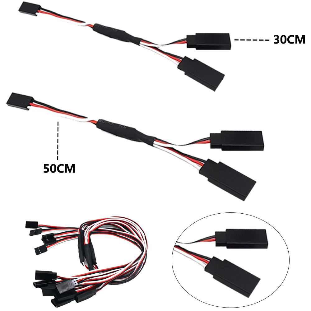 5/8/10pcs RC Servo Y Extension - Rc Helicopter Battery recension och pris