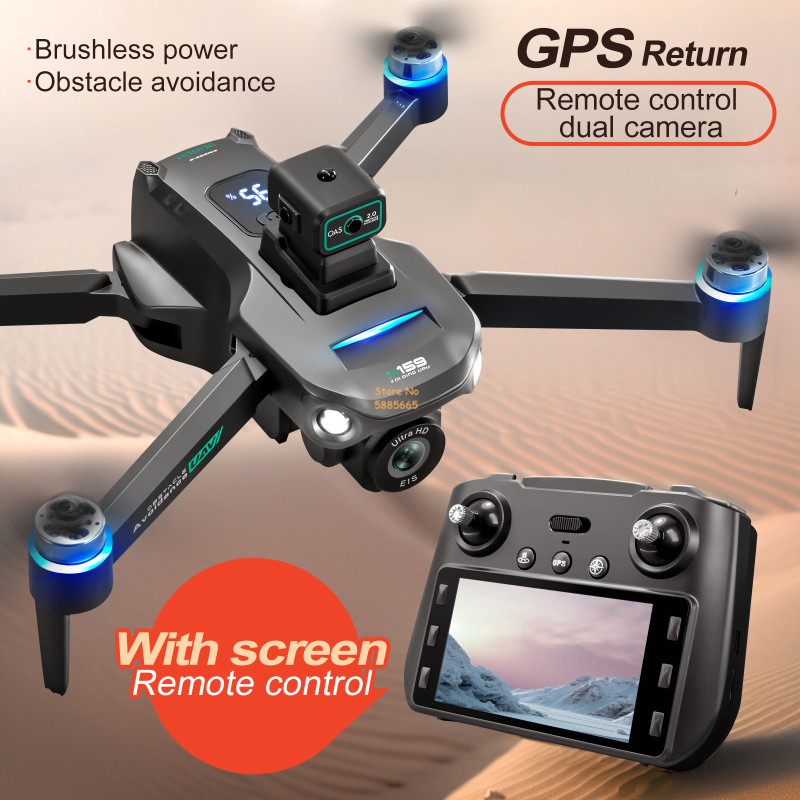 8K Dual Camera 5G WIFI FPV Rem - Rc Helicopter Electric recension och pris