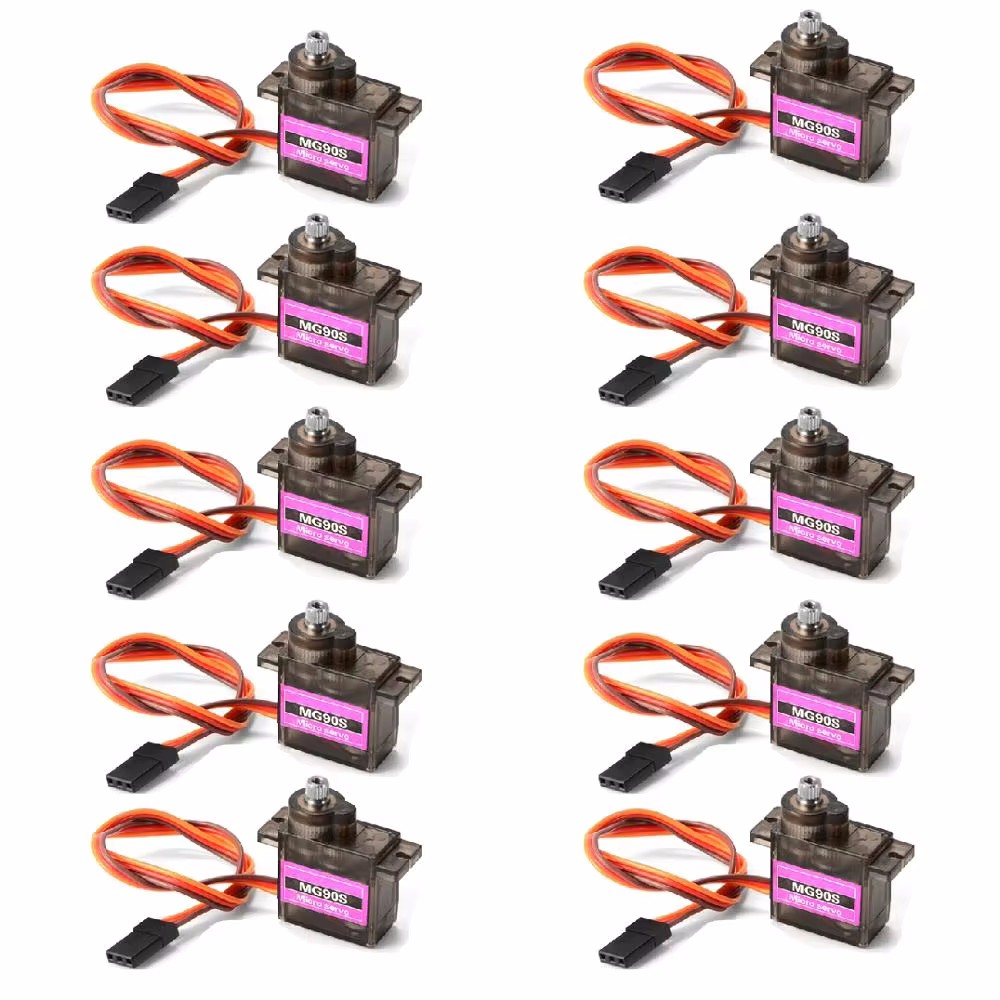 MG90S Servo 1/2/4/5/10/20/50 P - Rc Helicopter Servo recension och pris