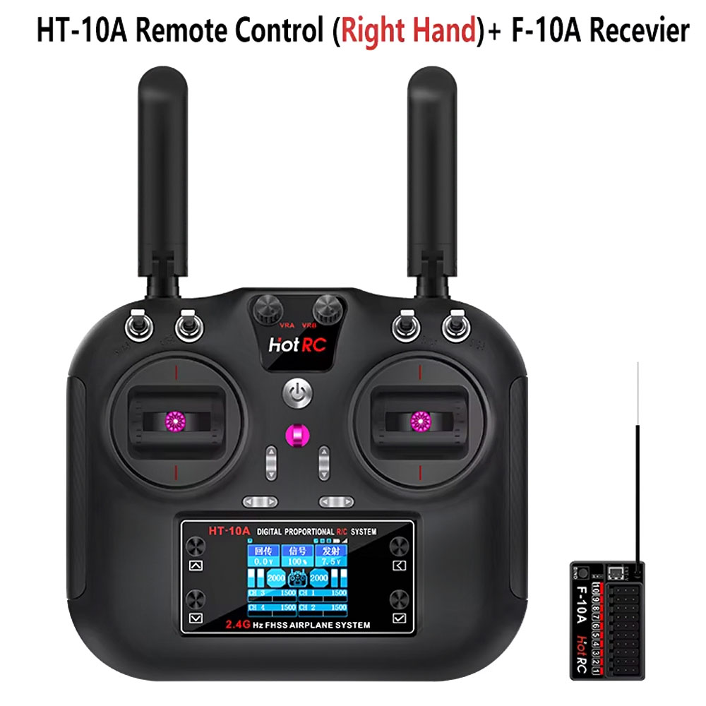Hotrc HT-10A 2.4G 10CH Transmi - Rc Helicopter Battery recension och pris