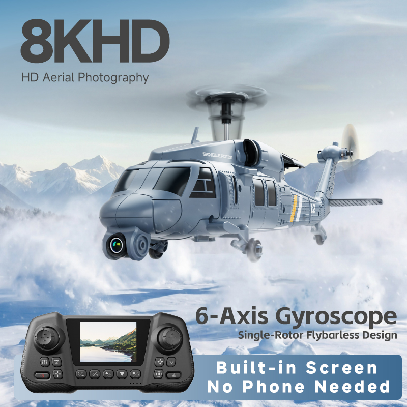 4DRC L2 RC Apache Military Fig - Rc Helicopter Single Rotor recension och pris