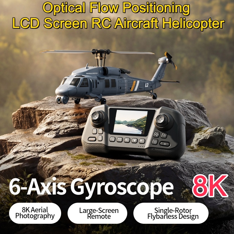 Military Remote Control Screen - Rc Helicopter Single Rotor recension och pris