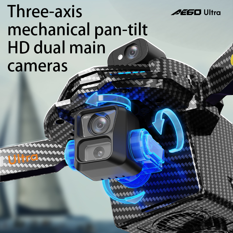 AE60 GPS Drone Professional 8K - Rc Helicopter Charger recension och pris