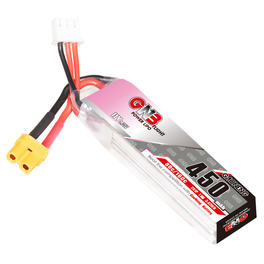 GNB LiPo Battery HV 2S 7.6V 45 - Rc Helicopter Parts recension och pris