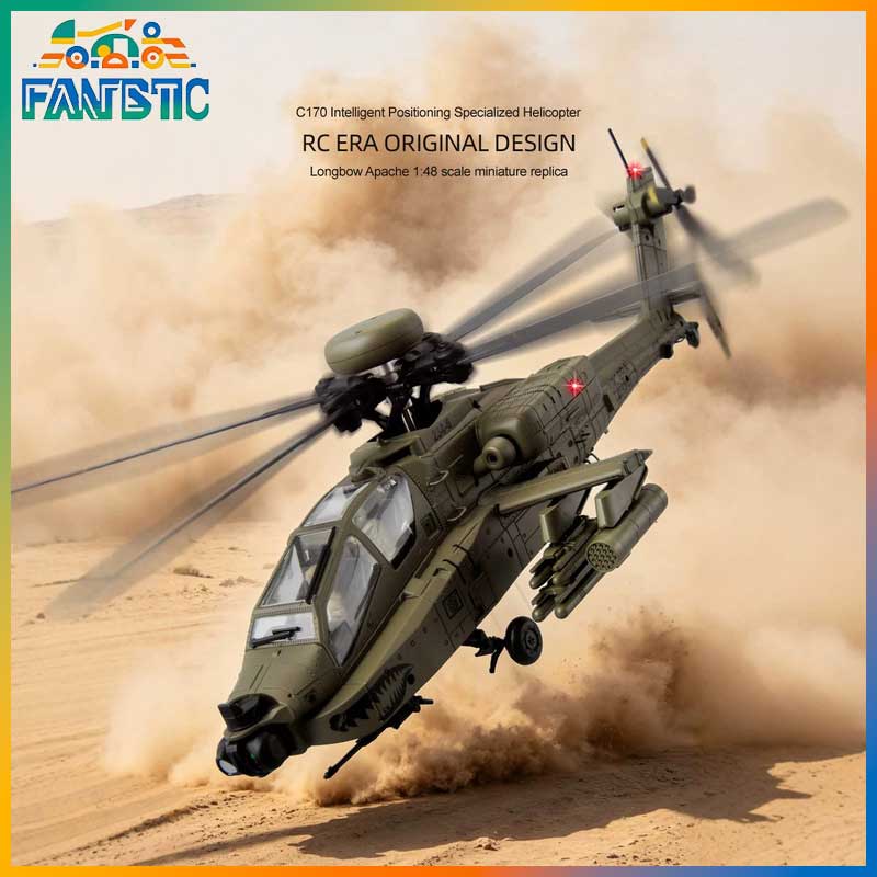 Rc Era C170 Ah 64d Apache Rc H - Rc Helicopter Single Rotor recension och pris