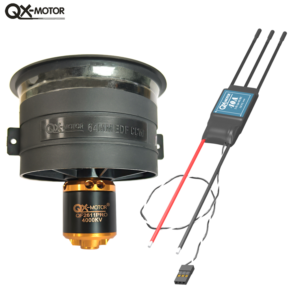 QX-MOTOR 5 Blades 64mm EDF Duc - Rc Helicopter Blade recension och pris