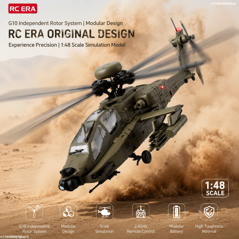 Rc Era Ah 64d Apache Helicopte - Rc Helicopter Single Rotor recension och pris