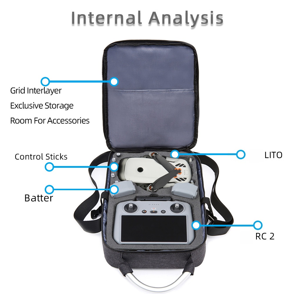 Protective Bag For DJI Lito X1 - Rc Helicopter Bag recension och pris