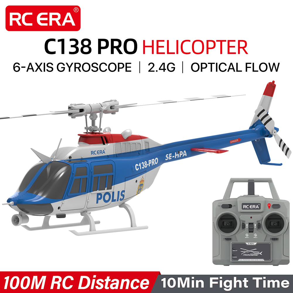RC ERA C138 PRO Helicopter 1/3 - Rc Helicopter Gyro recension och pris